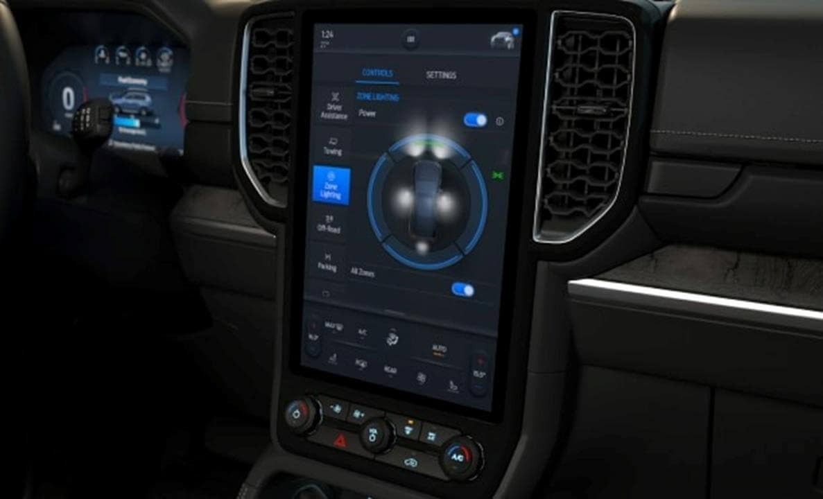 Hệ thống chiếu sáng đa vùng trên xe Ford Everest Platium 2024