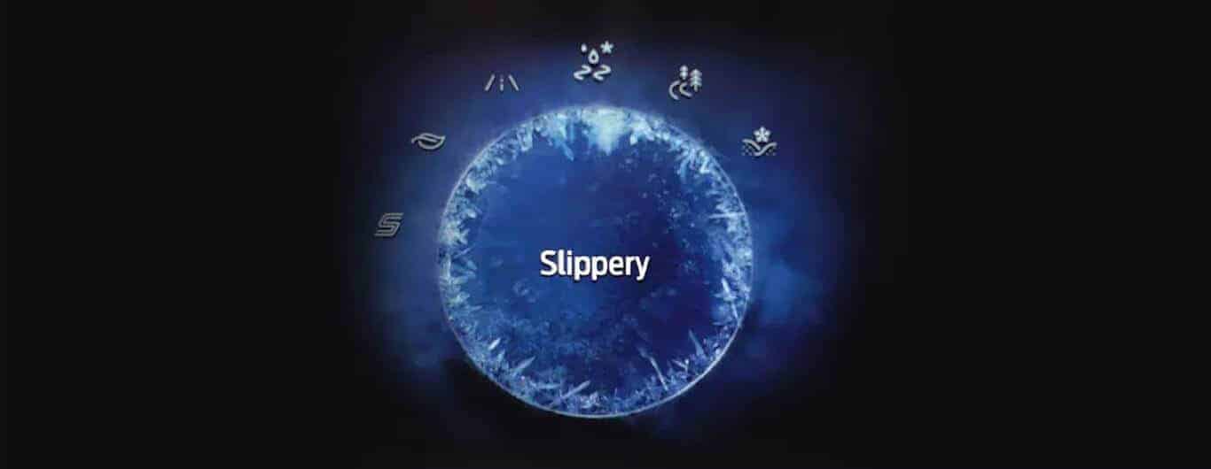 SLIPPERY – Chế độ vận hành trên bề mặt trơn trượt
