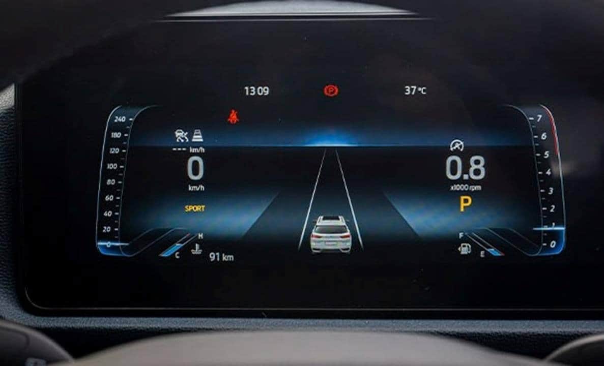 Bảng đồng hồ kỹ thuật số đầy tính công nghệ trên xe Ford Territory 2024