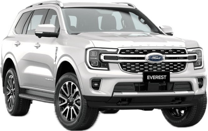 Giá xe và thông số kỹ thuật xe Ford Everest Platium 2024 màu trắng